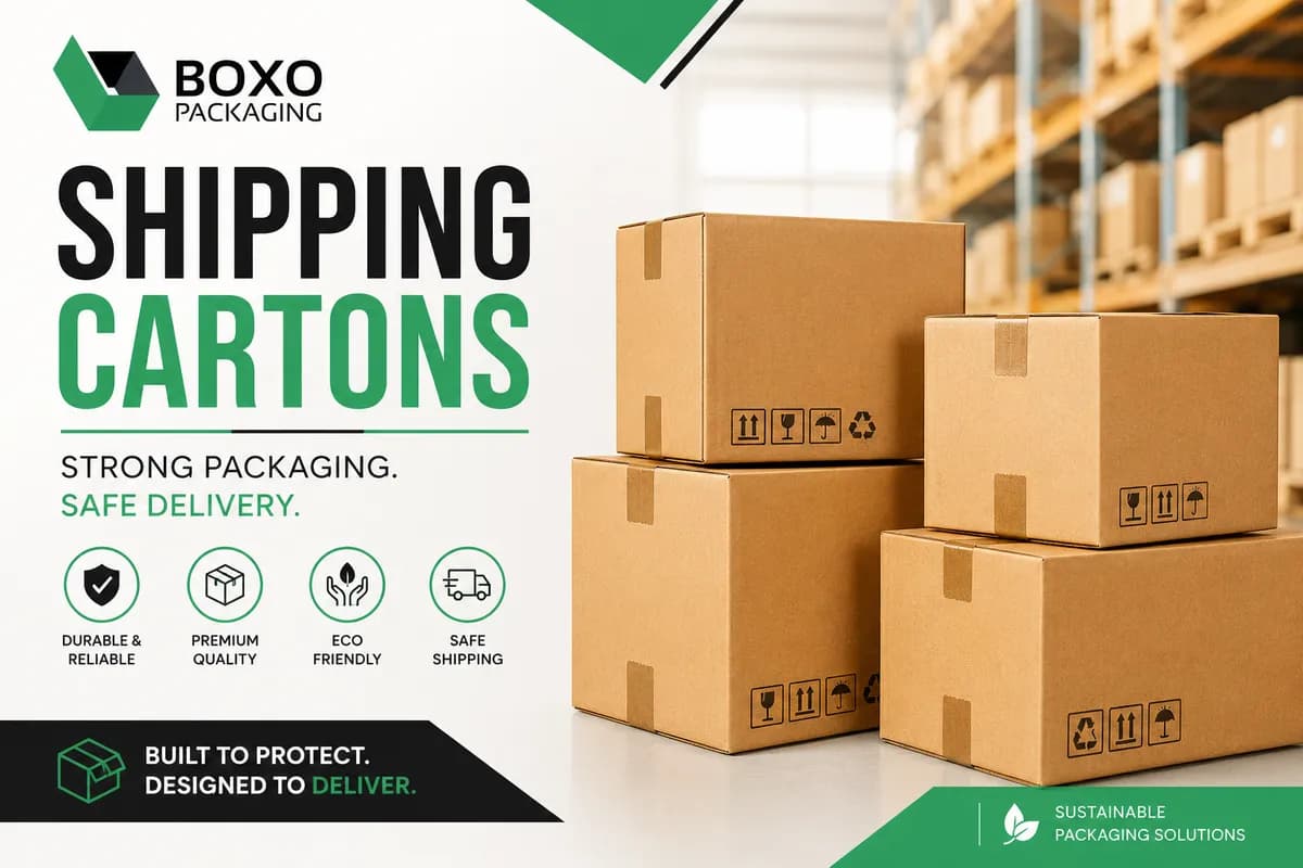 Shipping Carton Boxes for Safe Product Delivery and Better Brand Value
